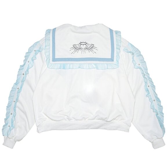 NEW ACDC RAG - Baby Punk Angel Punk Sailor Zip Up Jacket - Picture 2 of 9